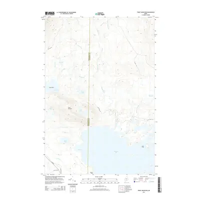 2014 Map of Trout Mountain, 2014 Print