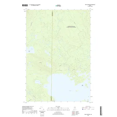 2018 Map of Trout Mountain, 2018 Print