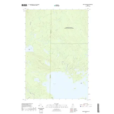 2021 Map of Trout Mountain, 2021 Print
