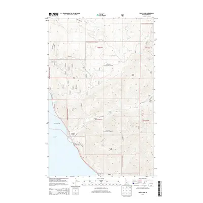 2013 Map of Trout Peak, 2013 Print