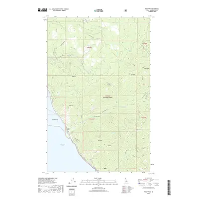 2020 Map of Trout Peak, 2020 Print