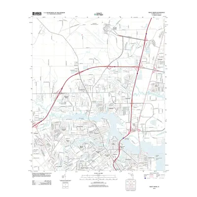 2012 Map of Trout River, 2012 Print