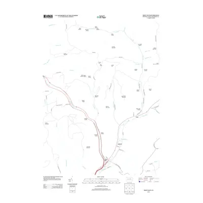 2013 Map of Trout Run, 2013 Print