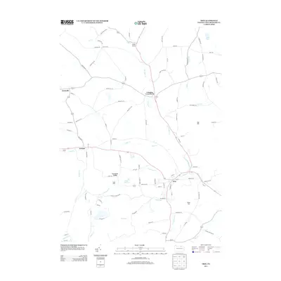 2013 Map of Troy, 2013 Print