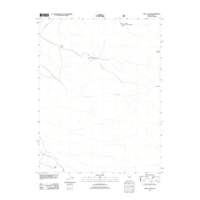 2012 Map of Troy Canyon, 2012 Print