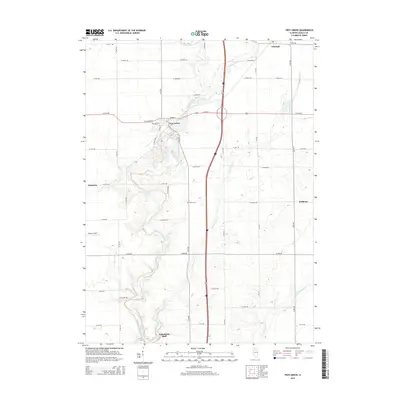 2015 Map of Troy Grove, 2015 Print