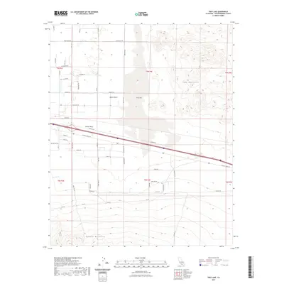 2021 Map of Troy Lake, 2021 Print