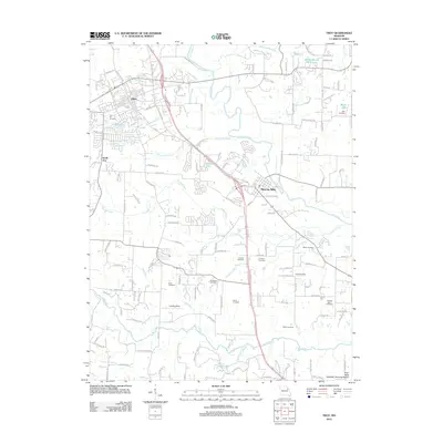 2012 Map of Troy, 2012 Print