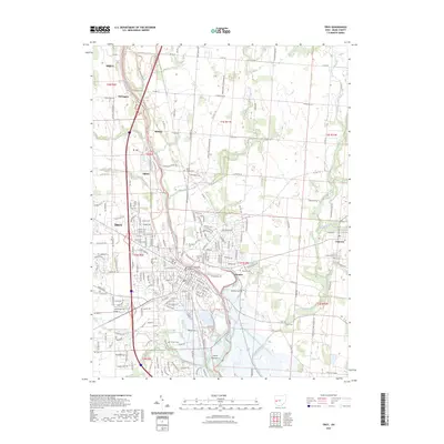 2023 Map of Troy, 2023 Print