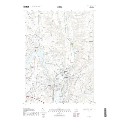 2019 Map of Troy North, 2019 Print