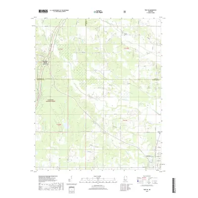 2018 Map of Troy SE, 2018 Print