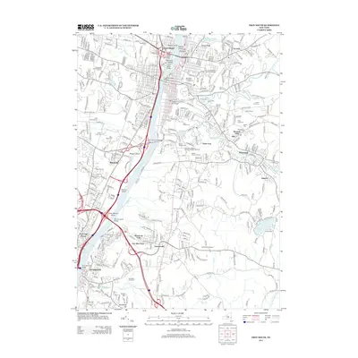 2013 Map of Troy South, 2013 Print