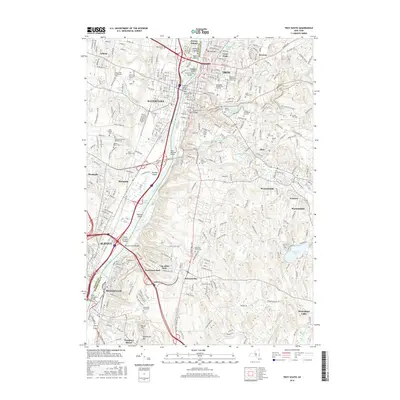 2016 Map of Troy South, 2016 Print