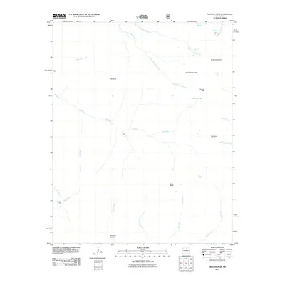 2011 Map of Truchas Peak, 2011 Print