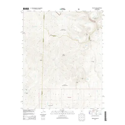 2013 Map of Truchas Peak, 2013 Print