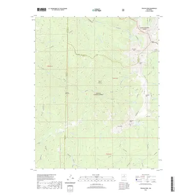 2020 Map of Truchas Peak, 2020 Print