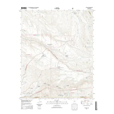 2013 Map of Truchas, 2013 Print