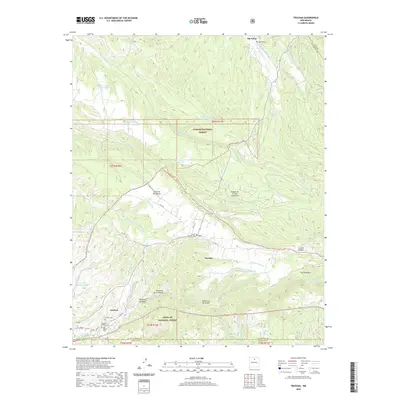 2020 Map of Truchas, 2020 Print