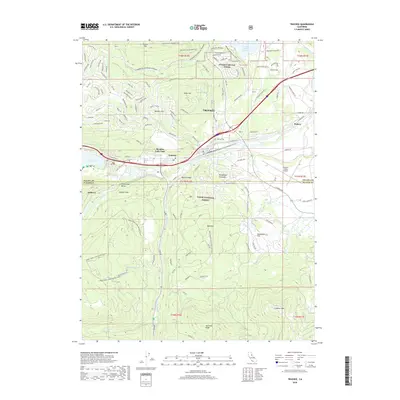 2018 Map of Truckee, 2018 Print