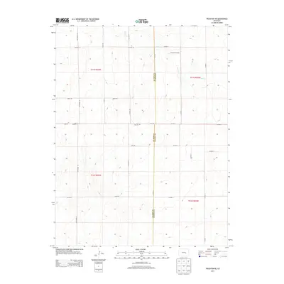 2013 Map of Truckton NE, 2013 Print