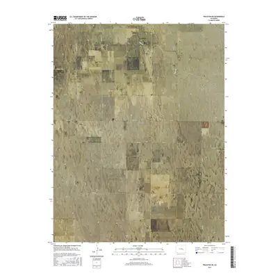 2016 Map of Truckton NE, 2016 Print
