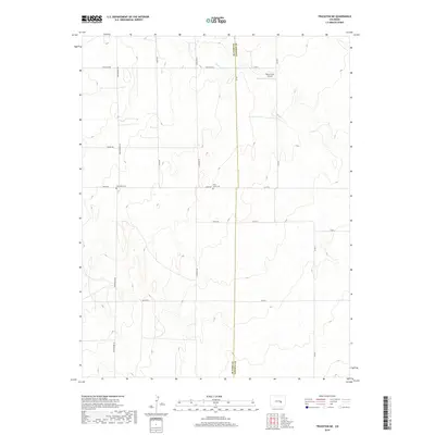 2019 Map of Truckton NE, 2019 Print