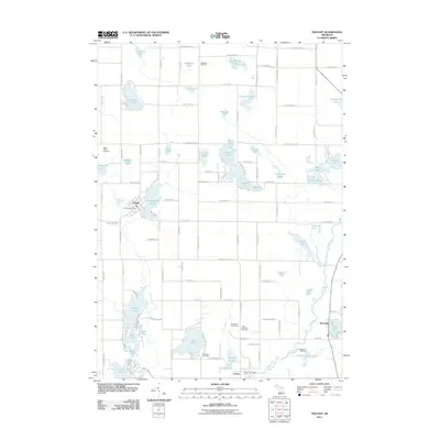 2011 Map of Trufant, 2011 Print