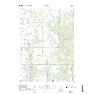 2023 Map of Trufant, 2023 Print