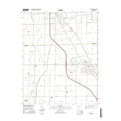 2017 Map of Trumann, 2017 Print
