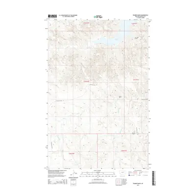 2014 Map of Trumbo Ranch, 2014 Print