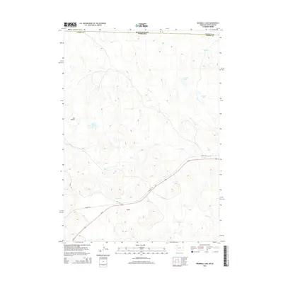 2014 Map of Trumbull Lake, 2014 Print