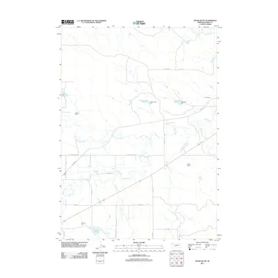 2011 Map of Trunk Butte, 2011 Print