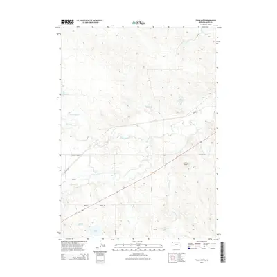 2014 Map of Trunk Butte, 2014 Print