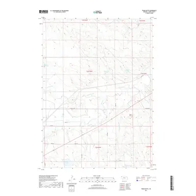 2017 Map of Trunk Butte, 2017 Print