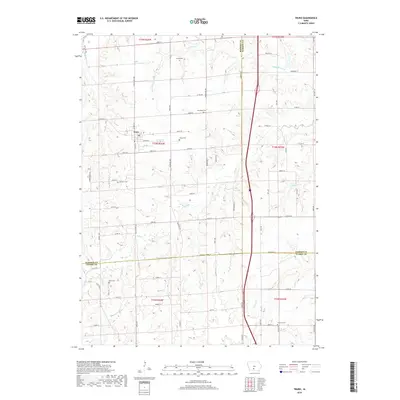2018 Map of Truro, 2018 Print