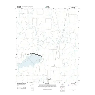 2013 Map of Truscott North, 2013 Print