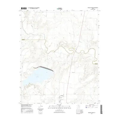 2016 Map of Truscott North, 2016 Print