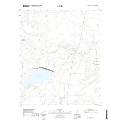2019 Map of Truscott North, 2019 Print