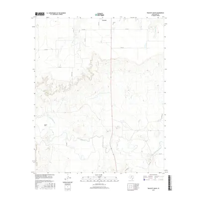 2016 Map of Truscott South, 2016 Print