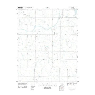 2012 Map of Tryon North, 2012 Print