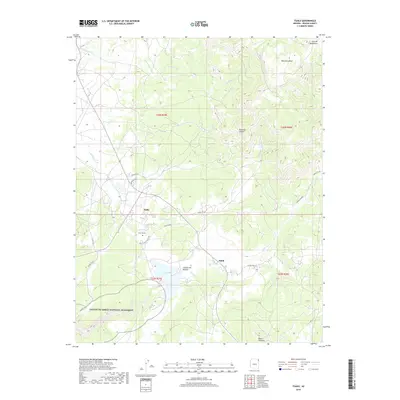 2018 Map of Tsaile, 2018 Print