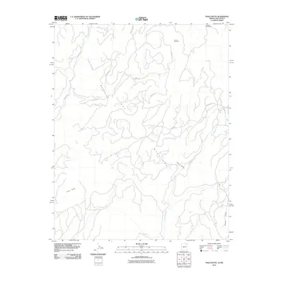 2010 Map of Tsaile Butte, 2010 Print