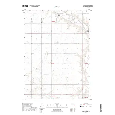 2017 Map of Tschetter Colony, 2017 Print