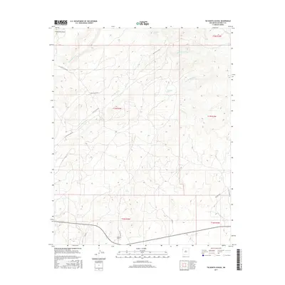 2017 Map of Tse Bonita School, 2017 Print