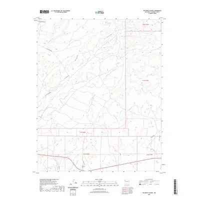 2020 Map of Tse Bonita School, 2020 Print