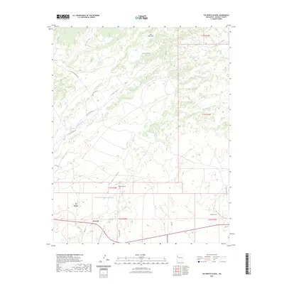2023 Map of Tse Bonita School, 2023 Print