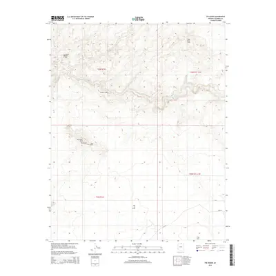 2014 Map of Tse Esgizii, 2014 Print