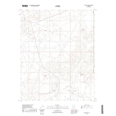 2018 Map of Tsin Naan Tee, 2018 Print