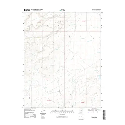 2013 Map of Tsin-nas-kid, 2013 Print