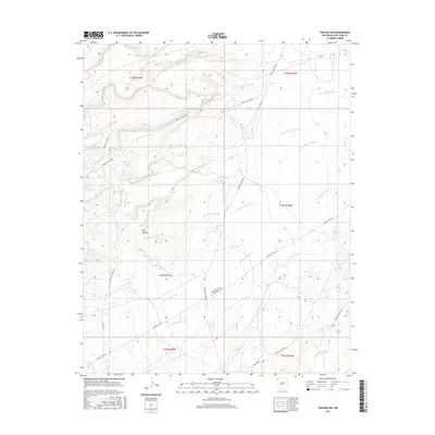 2017 Map of Tsin-nas-kid, 2017 Print